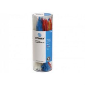 estuche steren con 300 cinchos sujetacables colores surtidos