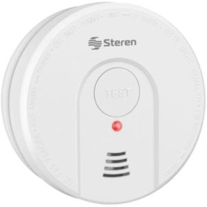 alarma de humo steren con zumbador tono de 85 db