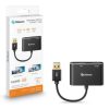 adaptador steren usb 3.0 a hdmi/vga color negro