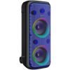 bafle steren doble 8" 600w pmpo profesional batería recargable luz led