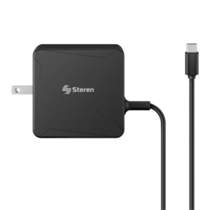 cargador steren usb c 65w power delivery color negro