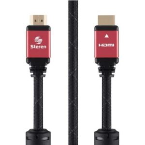 cable hdmi steren 4k tipo cordón con filtros de ferrita 10m