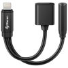 cable adaptador steren lightning a 35mm y carg