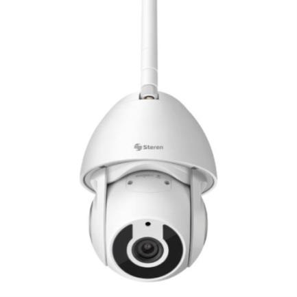 cámara seguridad steren wi fi/ethernet fhd robotizada seguidor de movimiento para exterior color blanco cámara seguridad steren wi fi/ethernet fhd robotizada seguidor de movimiento para exterior color blanco