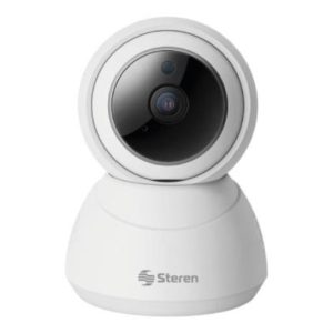 cámara seguridad steren wi fi/ethernet 3mpx robotizada seguidor de movimiento color blanco