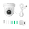 cámara de seguridad steren cctv 231 wi fi 3 mpx hdr robotizada para exterior tipo domo blanca