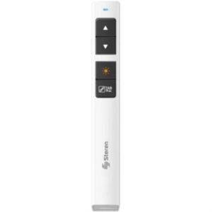 control steren inalámbrico de diapositivas con apuntador láser y nano receptor magnético