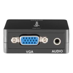 convertidor steren vga a hdmi soporta full hd 1080p color negro