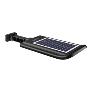 lámpara led steren sensor de movimiento panel solar batería recargable color negro