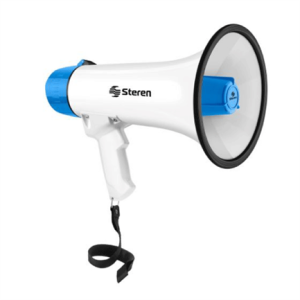 megáfono steren de mano 25w grabador de voz batería recargable