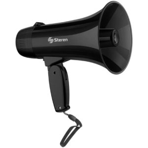 mini megafono steren 5w con record player y b