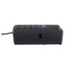 regulador steren voltaje 1000w 8 contactos color negro