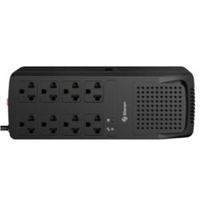 regulador steren voltaje 1000w 8 contactos color negro