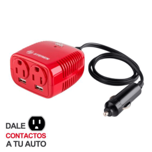 inversor de corriente steren automotriz 12vcc a 110vca 150w