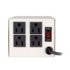 regulador de voltaje steren max 1000 metálico 1000w 4 contactos