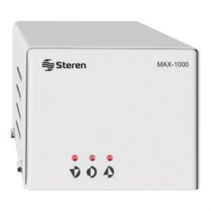 regulador de voltaje steren max 1000 metálico 1000w 4 contactos