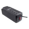regulador de voltaje steren 2000w 8 contactos color negro