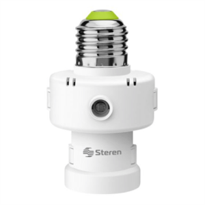 socket steren con fotocelda para focos led carga 60w