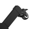 soporte steren móvil para tv 19" a 83" con repisa soporta hasta 60kg color negro