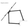 soporte para pantallas steren 40 80 in con brazo ar