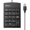 teclado numérico steren usb extra plano 19 teclas color negro