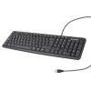 teclado steren alámbrico usb con 105 teclas color negro