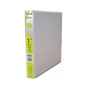 carpeta vinil samsill "o" blanca 1" p/200 hjs c/24