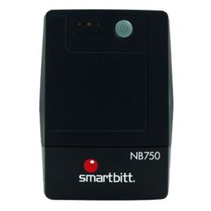 ups smartbitt smart interactive nb750 750va/375 watts 6 contactos protección de línea telefónica rj 11