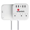 supresor de picos smartbitt sbss b3 5u 3 contactos y 5 puertos usb