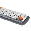 kit teclado y mouse techzone inalámbrico ergonómico retro plug play 85 teclas win/mac mouse Óptico usb 3 botones 1200dpi