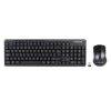kit teclado y mouse techzone inalámbrico 10m usb 1000 dpi color negro