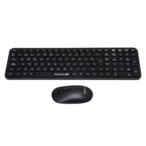 kit techzone inalambrico silent mouse y teclado teclas silenciosas mouse 1000 1600 y 2400 dpi mouse