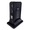 hub techzone 7 puertos usb 2.0 con fuente de poder 1 año garantía color negro