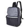mochila techzone para laptop 15.6" múltiples compartimientos color negro con gris