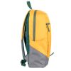 mochila techzone rainbow amarilla y funcional con diseño vibrante compartimientos acolchados para laptop y tablet