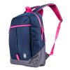 mochila techzone rainbow amarilla y funcional con diseño vibrante compartimientos acolchados para laptop y table
