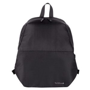 mochila techzone lite tzlbp13 15.6 poliester 420 d twill color negro laterales ajustables