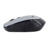 mouse inalambrico techzone optico 800 a 1600 dpi ajustable 4 botones ambidiestro win/mac color plata