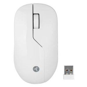 mouse inalámbrico techzone blanco armor recargable wireless