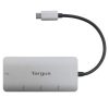 adaptador targus usb c to 4 port usb a hub