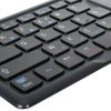 teclado targus inalámbrico plegable ergonómico usb color negro