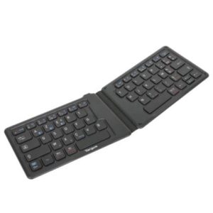 teclado targus inalámbrico plegable ergonómico usb color negro