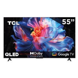televisor tcl 55" 4k uhd google tv dolby vision atmos compatible con alexa google home tcl home app
