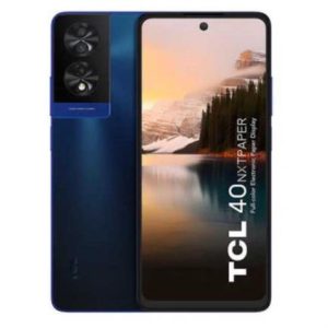 smartphone tcl 40nxtpaper 6.78" mediatek helio g88 cámara 50mp+5mp+2mp/32mp android 13 color azul