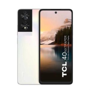 smartphone tcl 40nxtpaper 6.78" mediatek helio g88 cámara 50mp+5mp+2mp/32mp android 13 color perla