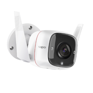 cámara de seguridad wi fi tapo de tp link para exteriores 2k (2304x1296) 2.4 ghz 2t2r 2 × externaliores