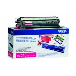 tóner brother tn210m rendimiento 1400 páginas color magenta