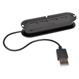hub mini tripp lite u222 004 con 4 puertos usb 2.0 15.2cm negro