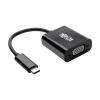 adaptador tripp lite usb c a vga con modo alterno dp 1.2 color negro