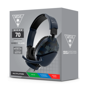 auriculares para juegos turtle beach recon 70 camo azul